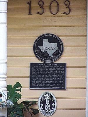Dunn-Ransom Home Marker. Click for full size. Dunn-Ransom Home Marker image. Click for full size.
