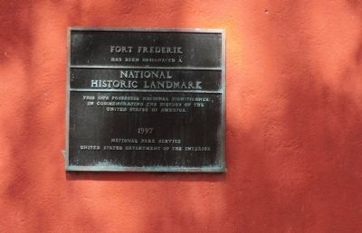 Fort Frederik Marker image. Click for full size.