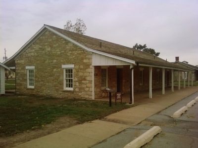 Post Headquarters and Marker. Click for full size. Post Headquarters and Marker image. Click for full size.
