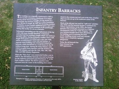 Infantry Barracks Marker image. Click for full size.