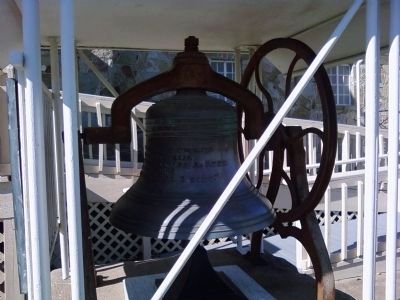 Comanche Reformed Church bell image. Click for full size.