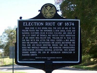 Election Riot of 1874 Marker image. Click for full size.