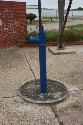 Pipe Denotes The Location Of The Successful Water Well That Led To The Oil Discovery. Click for full size. Pipe Denotes The Location Of The Successful Water Well That Led To The Oil Discovery image. Click for full size.