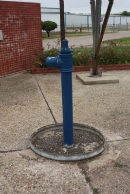 Pipe Denotes The Location Of The Successful Water Well That Led To The Oil Discovery image. Click for full size.