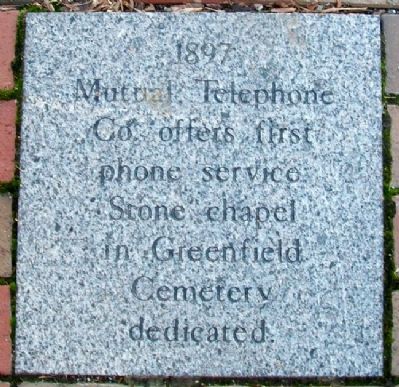 Greenfield, Ohio, Timeline Marker image. Click for full size.