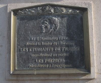 The Students of France Marker. Click for full size. The Students of France Marker image. Click for full size.