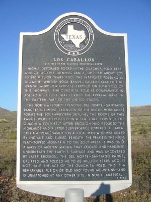 Los Caballos Marker image. Click for full size.