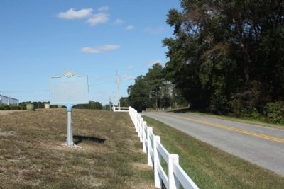Bethel Church Marker, looking north on Bethel Road (County Road 419) image. Click for full size.