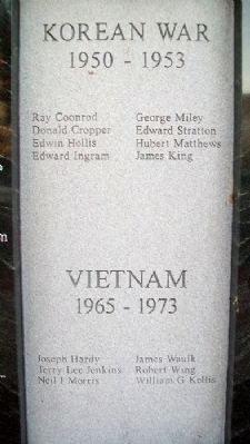 War Memorial Korea-Vietnam Roll of Honored Dead image. Click for full size.