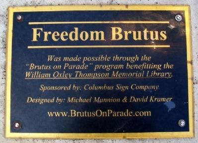 Freedom Brutus Sponsor Marker image. Click for full size.
