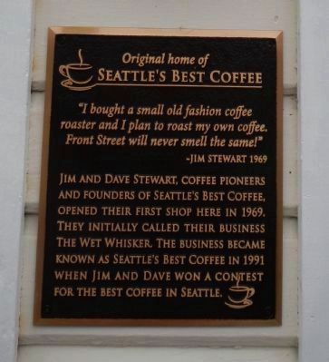 Original Home of Seattles Best Coffee Marker image. Click for full size.