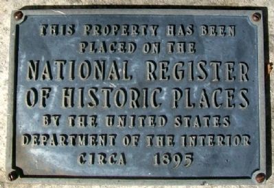 Plumb House NRHP Marker image. Click for full size.