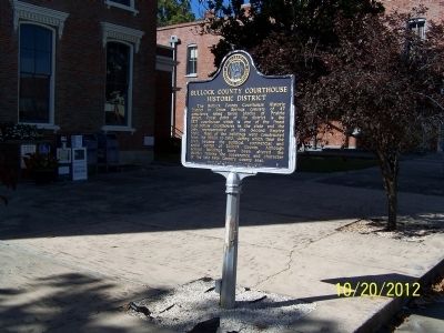Bullock County Courthouse Historic District Marker image. Click for full size.