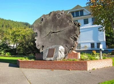 The Pacific Lumber Company Marker - wide view. Click for full size. The Pacific Lumber Company Marker - wide view image. Click for full size.