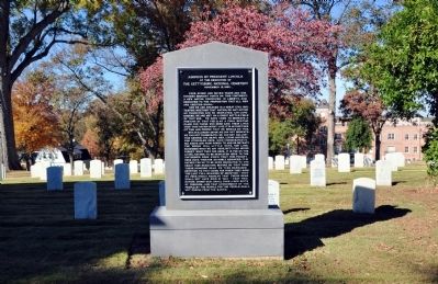 Address by President Lincoln Marker. Click for full size. Address by President Lincoln Marker image. Click for full size.