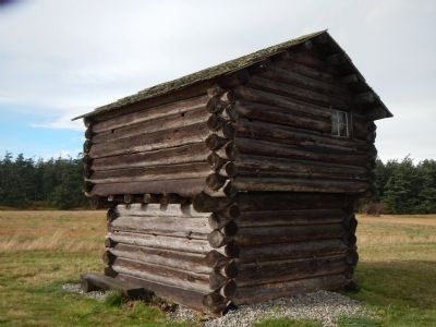 Ebey Blockhouse. Click for full size. Ebey Blockhouse image. Click for full size.