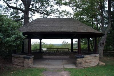 The gazebo at Friendship Hill National Historic Site image. Click for full size.