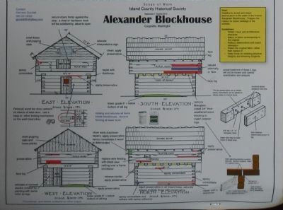 Restoration Detail from the Alexander Blockhouse Marker image. Click for full size.