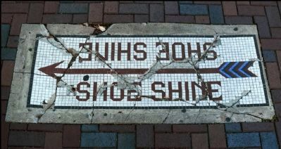 Sweeney, Coombs & Fredericks Building Sidewalk Inlaid image. Click for full size.