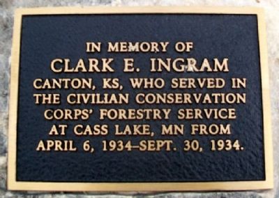 C.C.C. Worker Ingram Marker image. Click for full size.
