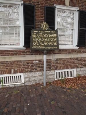 Mary Todd Lincoln House Marker image. Click for full size.