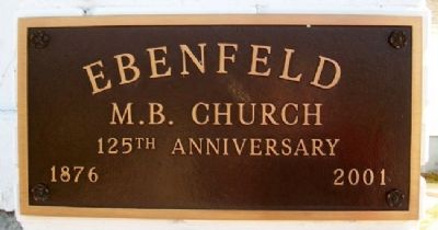 Ebenfeld 125th Anniversary Marker image. Click for full size.