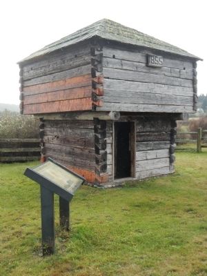 The Crockett Blockhouse Marker image. Click for full size.