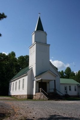 Mentone United Methodist Church, built in 1884. image. Click for full size.