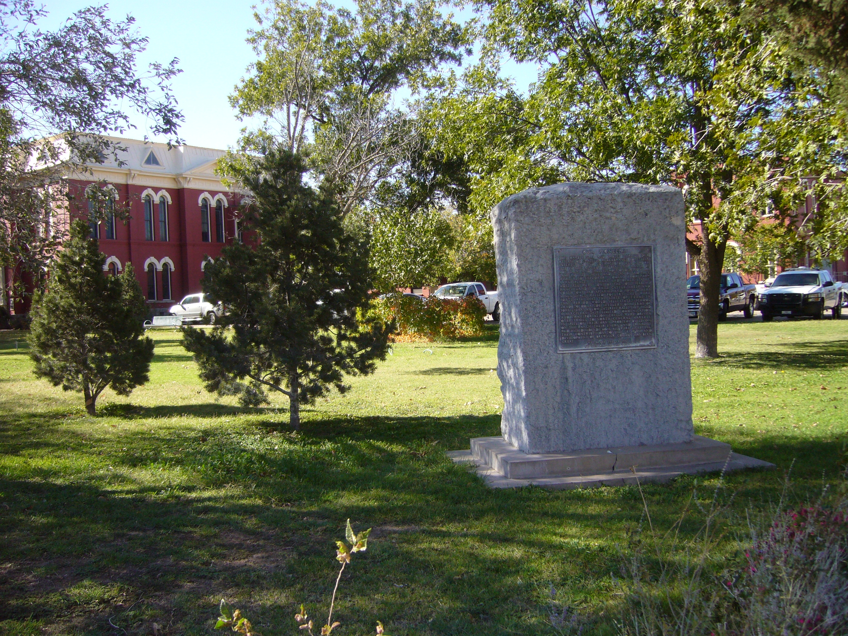 Our Pioneers Marker