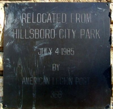 Replica of the Statue of Liberty Relocation Marker image. Click for full size.