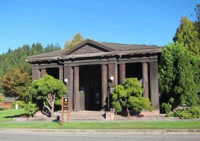 Front of Scotia Museum - view looking east. Click for full size. Front of Scotia Museum - view looking east image. Click for full size.