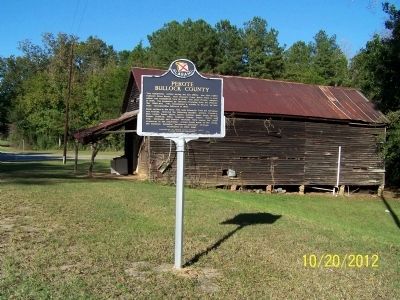 Perote Bullock County Marker image. Click for full size.