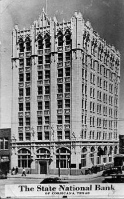State National Bank of Corsicana Texas image. Click for full size.