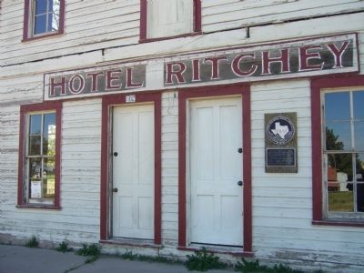 Ritchey Hotel Marker image. Click for full size.