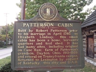 Col. Robert Patterson - Patterson Cabin Marker image. Click for full size.