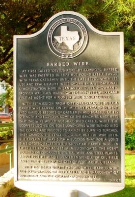 Barbed Wire Marker image. Click for full size.