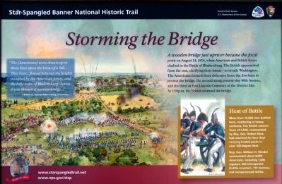 Storming the Bridge Marker image. Click for full size.