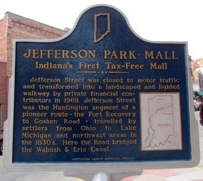 Jefferson Park Mall Marker. Click for full size. Jefferson Park Mall Marker image. Click for full size.