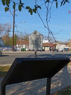 Second Line Falls Marker and the nearby Dueling Grounds Marker image. Click for full size.