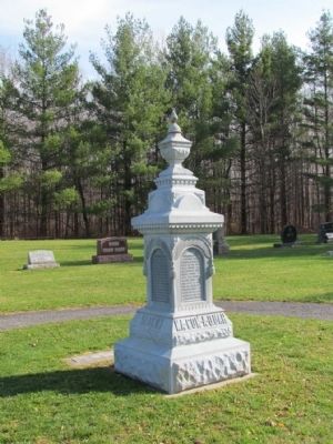 Headstone of Burial Site of Frances Slocum image. Click for full size.