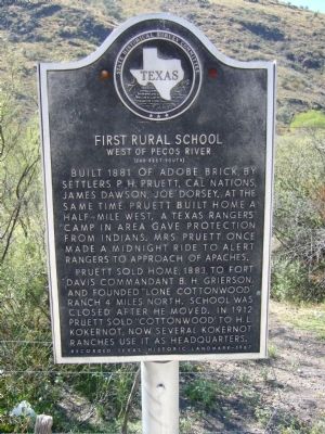 First Rural School Marker image. Click for full size.