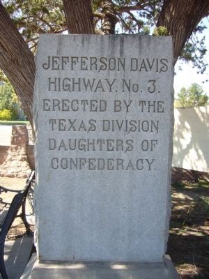 Jefferson Davis Highway Number 3 image. Click for full size.