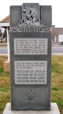 War Memorial Marker image. Click for full size.