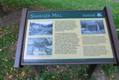 Swauger Mill Marker image. Click for full size.