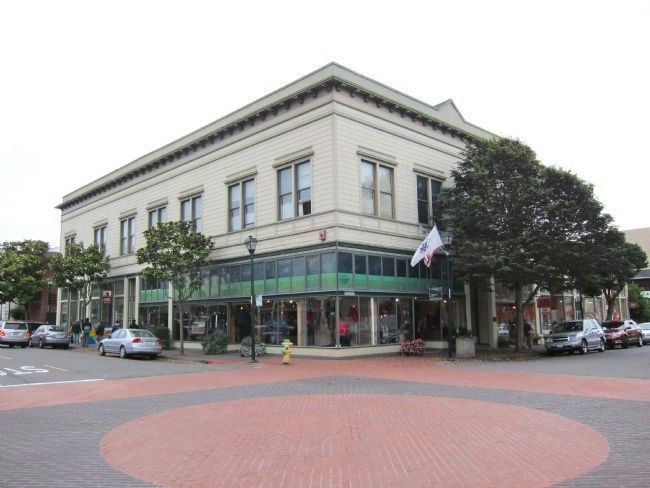 The former Eureka Business College - looking southwest across 2nd street image. Click for full size.
