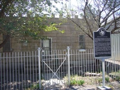 Jeff Davis County Jail Marker image. Click for full size.