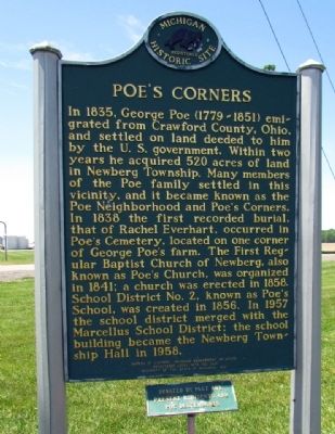 Poe's Corners Marker image. Click for full size.