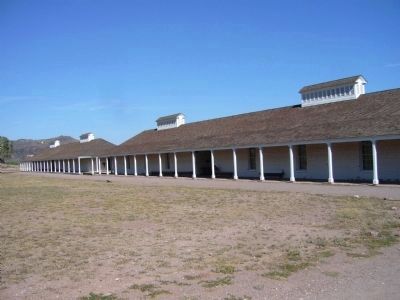 Fort Davis Enlisted Men's Barracks image. Click for full size.