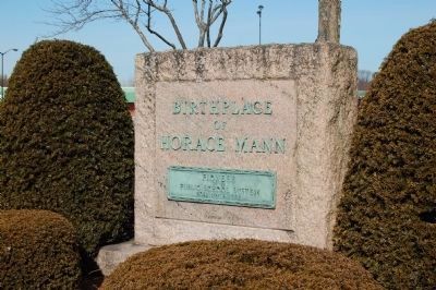Birthplace of Horace Mann Marker image. Click for full size.