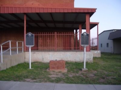 Early Public Library Marker (on the right). Click for full size. Early Public Library Marker (on the right) image. Click for full size.